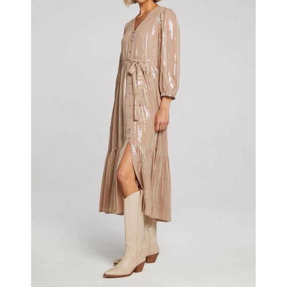 NEW SALTWATER LUXE dream dress in champagne - Picture 2 of 3